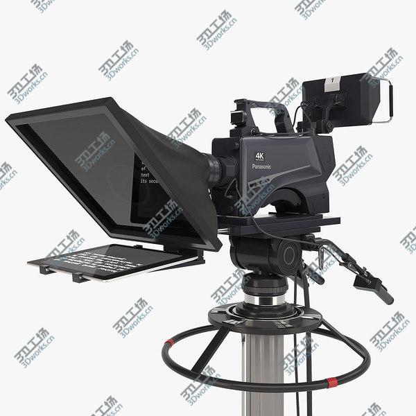 images/goods_img/20210312/TV Camera Panasonic & Pedestal 3D model/5.jpg